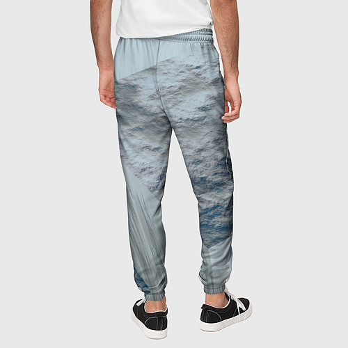 Мужские брюки Серая стена и блоки / 3D-принт – фото 4