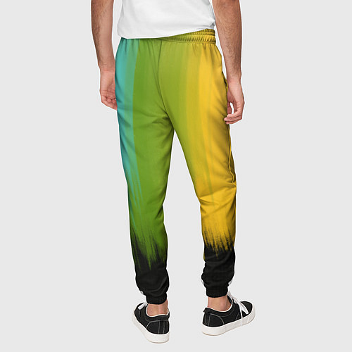 Мужские брюки Летняя радуга / 3D-принт – фото 4