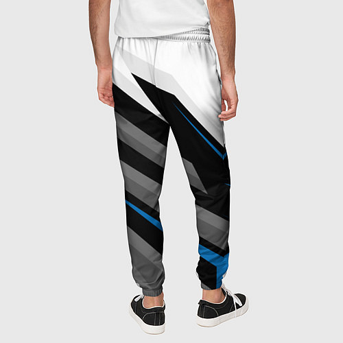 Мужские брюки БМВ - спортивная униформа / 3D-принт – фото 4