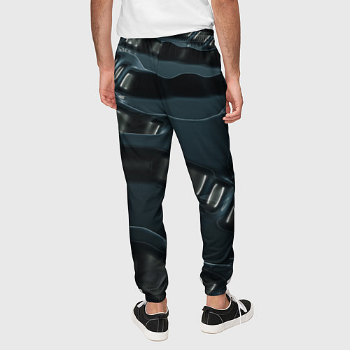 Мужские брюки Жидкий металл / 3D-принт – фото 4
