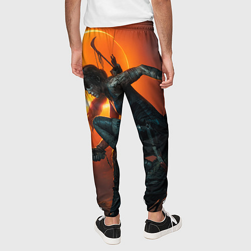 Мужские брюки Тень Лары Крофт / 3D-принт – фото 4