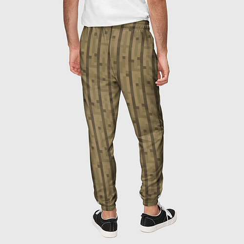 Мужские брюки Дубовые доски / 3D-принт – фото 4