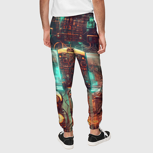 Мужские брюки Светящиеся панели / 3D-принт – фото 4