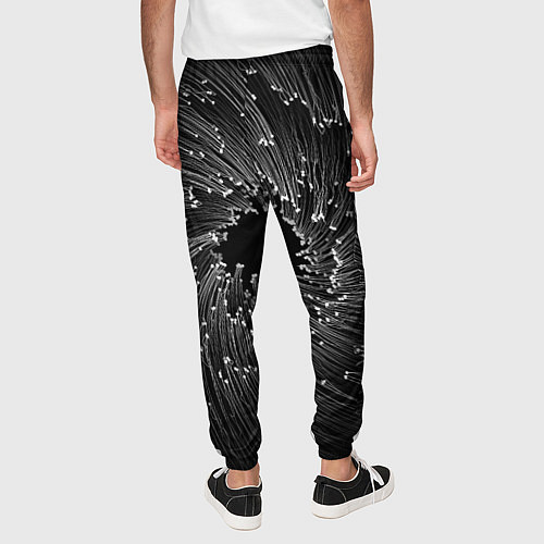 Мужские брюки Абстракция черная дыра / 3D-принт – фото 4