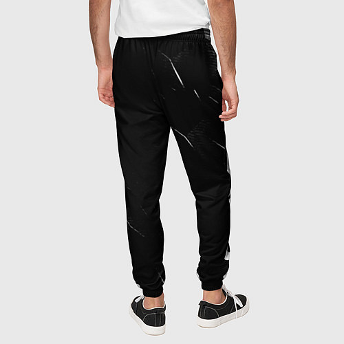 Мужские брюки Lexus - minimalism / 3D-принт – фото 4