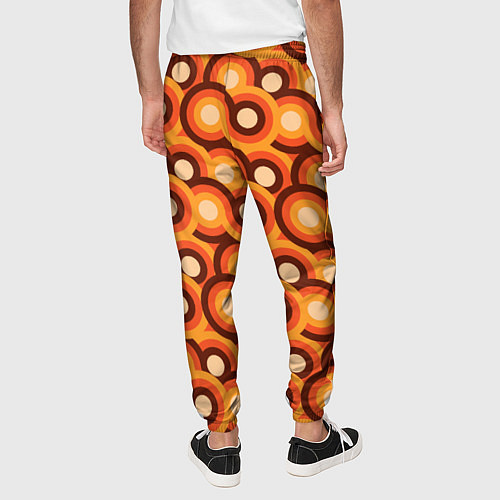 Мужские брюки Терто текстура с кругами / 3D-принт – фото 4