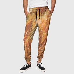 Брюки на резинке мужские Хлеб с кунжутом, цвет: 3D-принт — фото 2
