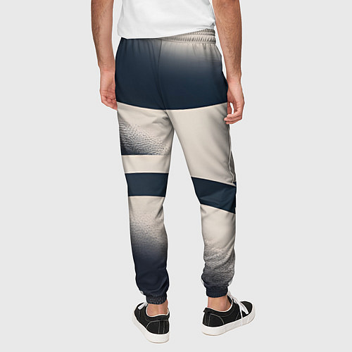 Мужские брюки Абстрактный принт - нейросеть / 3D-принт – фото 4