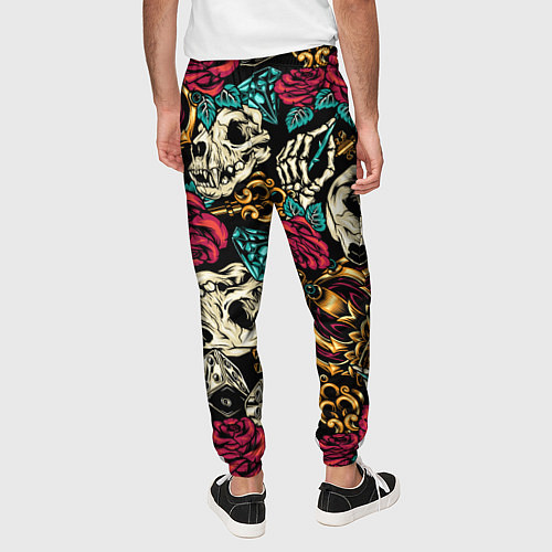 Мужские брюки A pattern for a hipster / 3D-принт – фото 4