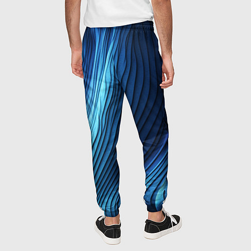 Мужские брюки Трехмерные волны / 3D-принт – фото 4