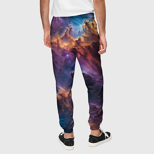 Мужские брюки Космическая туманность / 3D-принт – фото 4