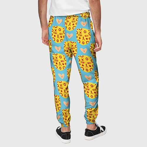 Мужские брюки Каракули леопарда / 3D-принт – фото 4