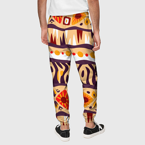 Мужские брюки Africa pattern / 3D-принт – фото 4