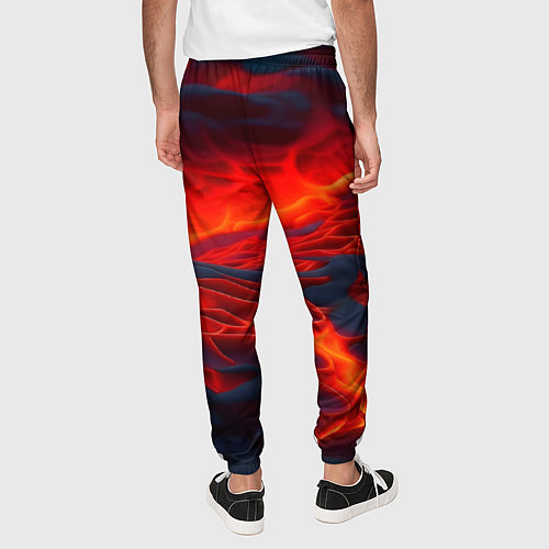 Мужские брюки Текущая магма / 3D-принт – фото 4