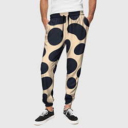 Брюки на резинке мужские Пятнышки леопарда, цвет: 3D-принт — фото 2