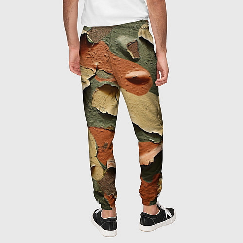 Мужские брюки Реалистичный камуфляж из краски / 3D-принт – фото 4