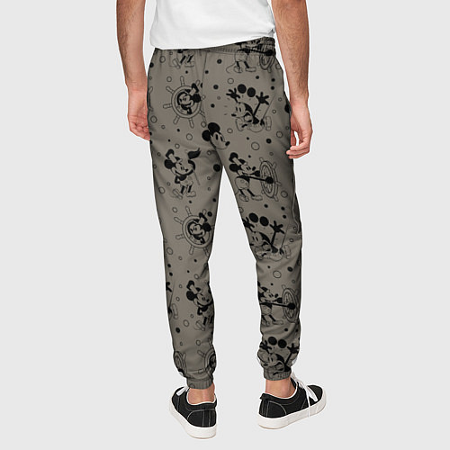 Мужские брюки Микки Маус матрос - паттерн / 3D-принт – фото 4