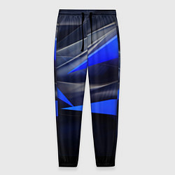 Мужские брюки Black and blue abstract background sport style