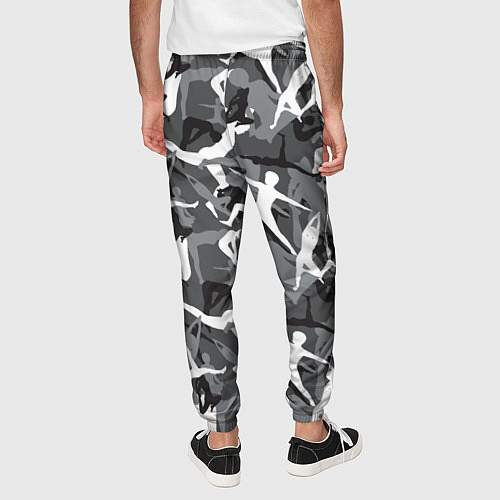 Мужские брюки Гимнастика - камуфляж / 3D-принт – фото 4