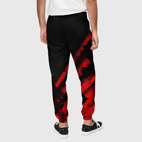 Мужские брюки AC Milan sport grunge / 3D-принт – фото 4