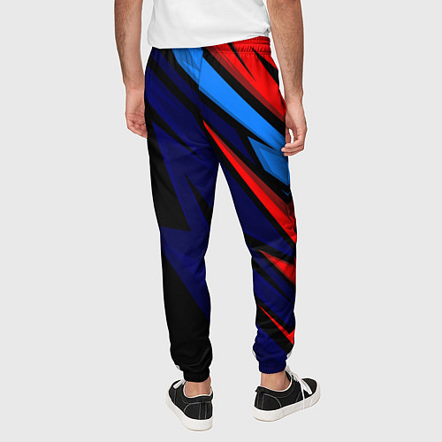Мужские брюки M power - цвета бмв / 3D-принт – фото 4