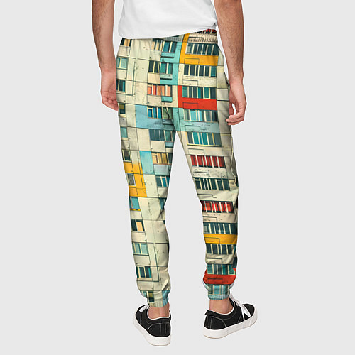 Мужские брюки Яркая панелька / 3D-принт – фото 4
