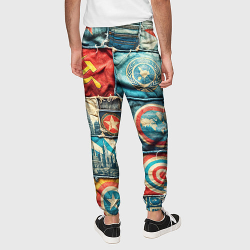 Мужские брюки Пэчворк джинсы в СССР / 3D-принт – фото 4