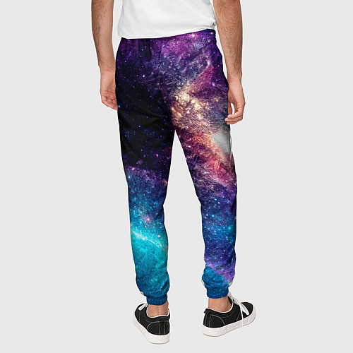 Мужские брюки Disturbed space rock / 3D-принт – фото 4