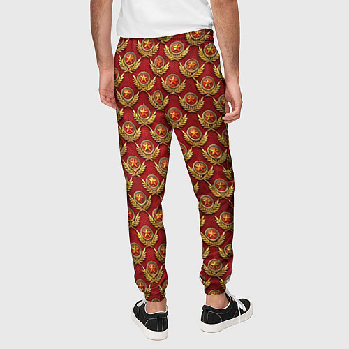 Мужские брюки Красные звезды СССР / 3D-принт – фото 4