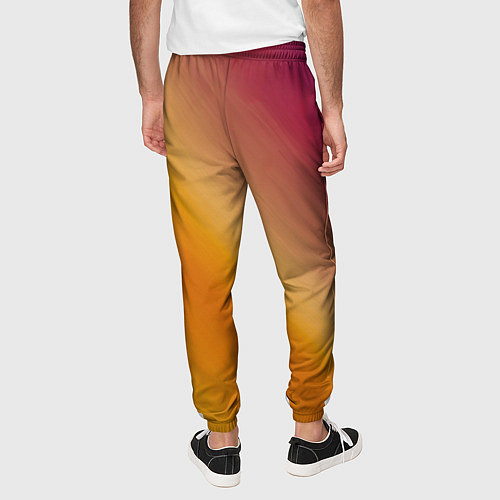 Мужские брюки Абстракция солнечный луч / 3D-принт – фото 4