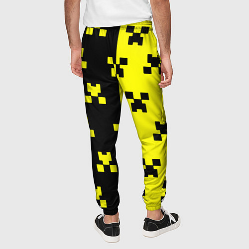 Мужские брюки Minecraft logo brend online / 3D-принт – фото 4