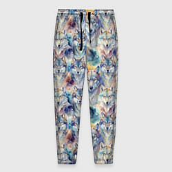 Мужские брюки Волки паттерн