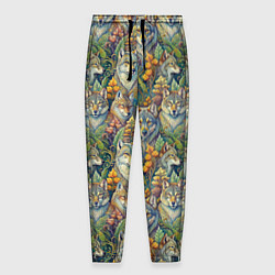 Мужские брюки Волки паттерн