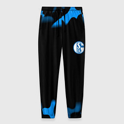 Брюки на резинке мужские Schalke 04 fc camo, цвет: 3D-принт