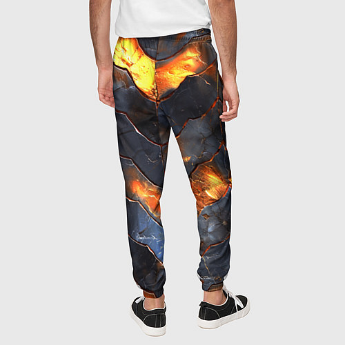 Мужские брюки Чешуя в огне / 3D-принт – фото 4