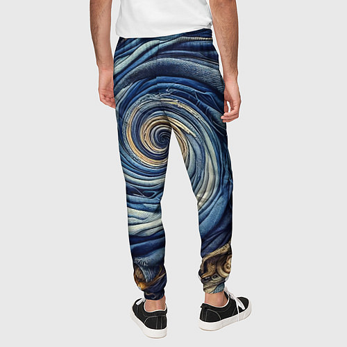Мужские брюки Воронка из джинсы и пуговиц - нейросеть / 3D-принт – фото 4