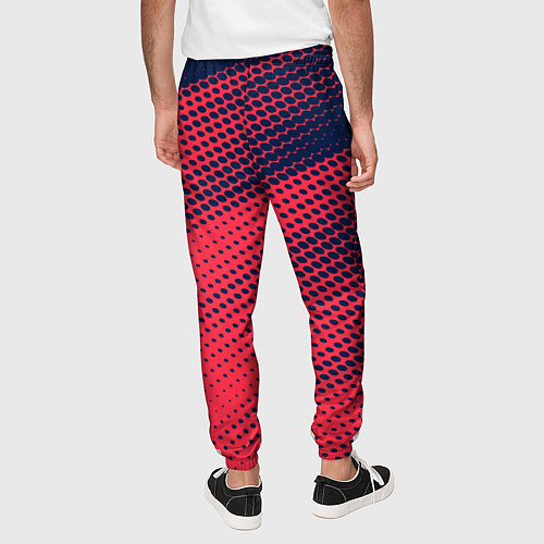 Мужские брюки Яркий абстрактный узор для спорта / 3D-принт – фото 4