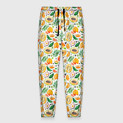 Мужские брюки Акварельные тропические фрукты