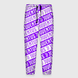 Брюки на резинке мужские Juventus pattern, цвет: 3D-принт