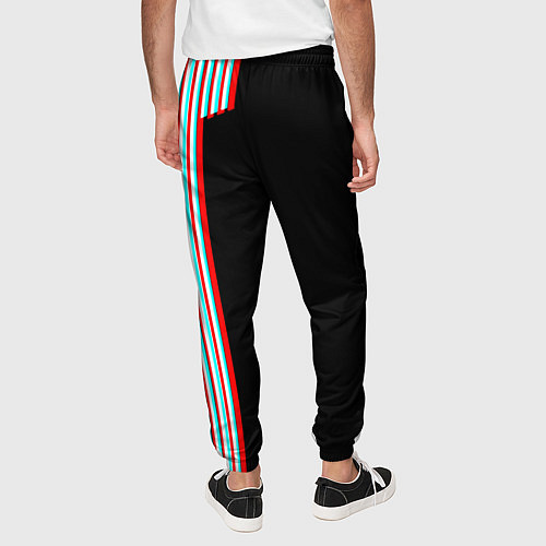 Мужские брюки Roblox glitch line / 3D-принт – фото 4