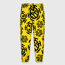 Брюки на резинке мужские One Piece Trafalgar Law, цвет: 3D-принт