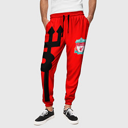 Брюки на резинке мужские Liverpool fc sport steel, цвет: 3D-принт — фото 2