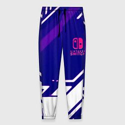 Брюки на резинке мужские Нинтендо геометрия киберспорт, цвет: 3D-принт