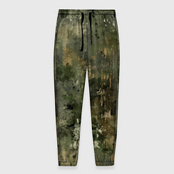 Мужские брюки Камуфляж с потертостями