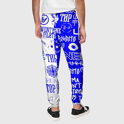 Мужские брюки Twenty one pilots лого / 3D-принт – фото 4