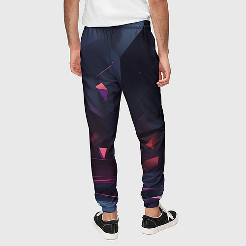 Мужские брюки Абстрактный вихрь / 3D-принт – фото 4