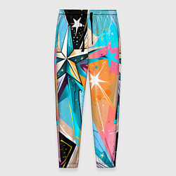 Мужские брюки Граффити звезды