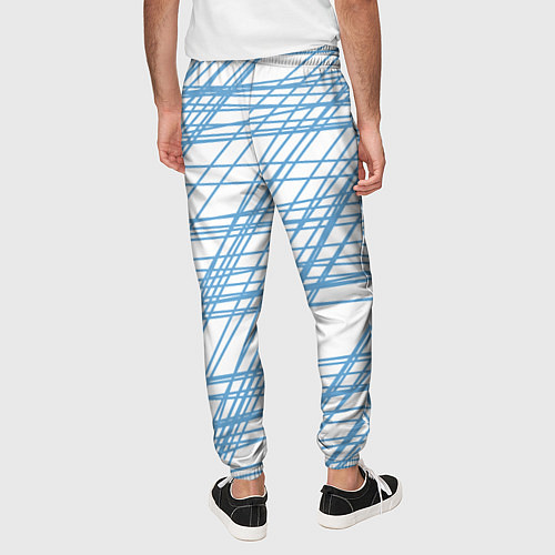 Мужские брюки Паутина проводов / 3D-принт – фото 4