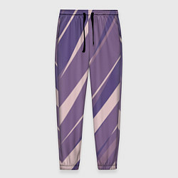 Мужские брюки Фиолетовый абстрактные полосы