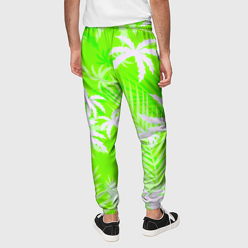 Мужские брюки Кислотные тропики / 3D-принт – фото 4